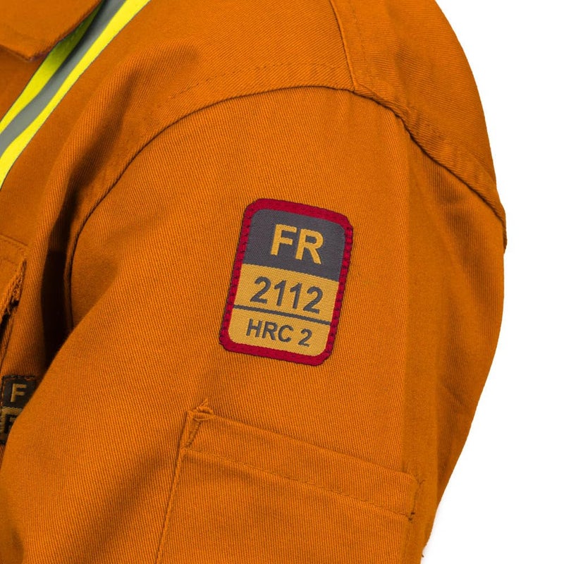 Just In Trend Flame Resistant FR High Visibility Hi Vis Coverall - 88% C/12% N (3X-Large, Orange) - Image 4